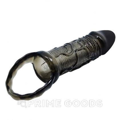 Насадка-удлинитель Breyden черная (15,5×3,2 см) от sex shop primegoods фото 4