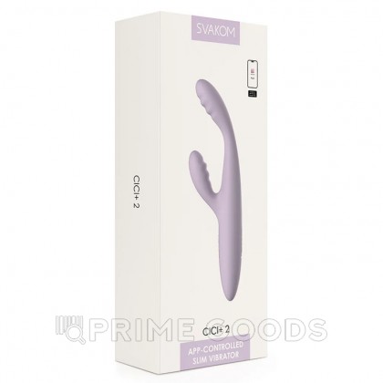 Вибратор-кролик с функцией нагрева Cici+ 2 от SVAKOM от sex shop primegoods фото 8