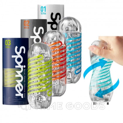 TENGA SPINNER Мастурбатор Tetra от sex shop primegoods фото 6