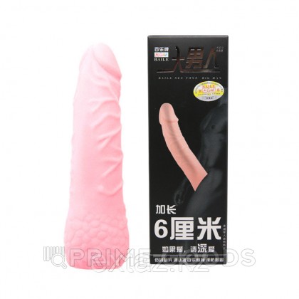 Насадка реалистик с пупырышками от sex shop primegoods