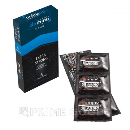 Презервативы DOMINO CLASSIC Extra Strong, особопрочные, 6 шт от sex shop primegoods фото 4