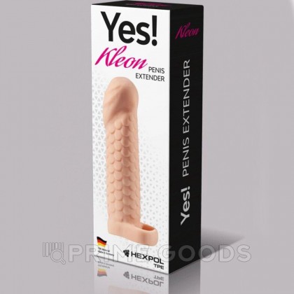 Увеличивающая насадка KLEON с кольцом 2, 15 см от sex shop primegoods фото 2