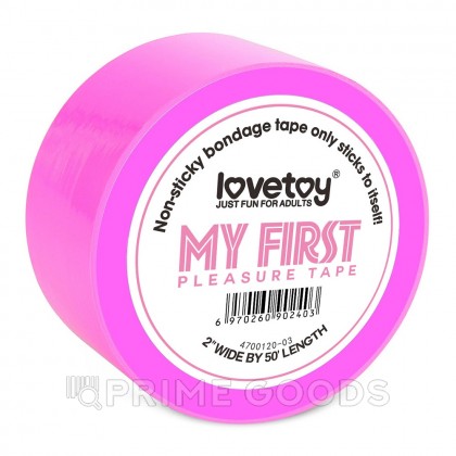 Изолента для бандажа розовая - My First (15 метров) от sex shop primegoods