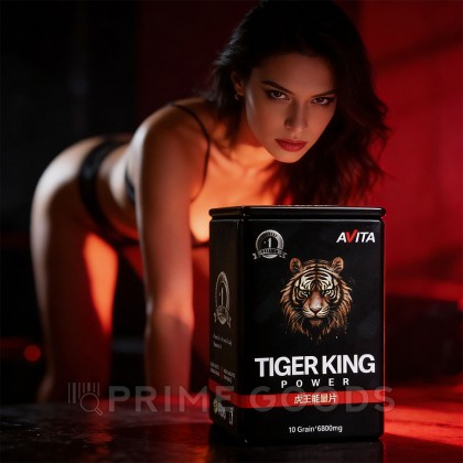 Возбуждющее средство для мужчин Tiger King (10 таблеток) от sex shop primegoods фото 2