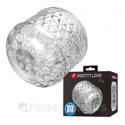 Мастурбатор с текстурированным каналом Cory прозрачный от sex shop primegoods