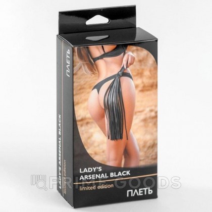 Плеть Lady's Arsenal Black от sex shop primegoods фото 3