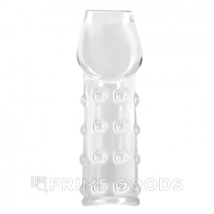 Насадка на пенис с рельефной поверхностью Pretty love, прозрачная от sex shop primegoods фото 2