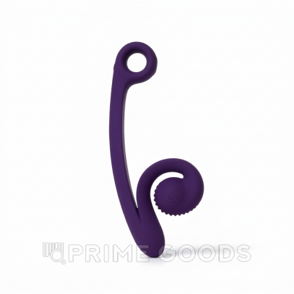 Вибратор для двойной стимуляции SVibe Snail CURVE фиолетовый от sex shop primegoods