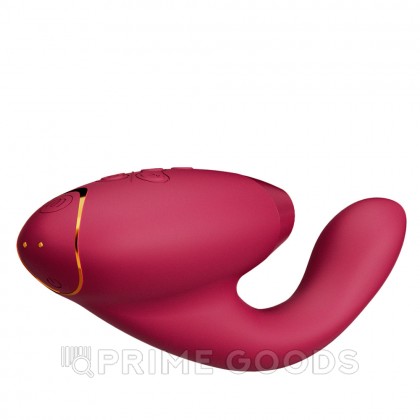 Бесконтактный клиторальный стимулятор Womanizer Duo 2, бордовый от sex shop primegoods фото 3