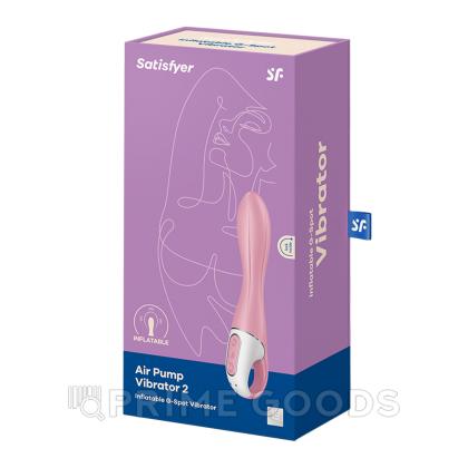 Вибратор Satisfyer Air pump 2 розовый от sex shop primegoods фото 7