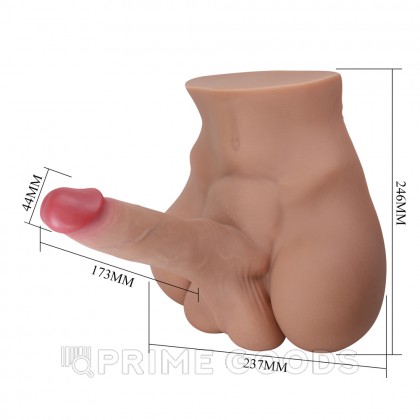 Реалистичный фаллоимитатор и мастурбатор Rhyne (анал) от sex shop primegoods фото 8