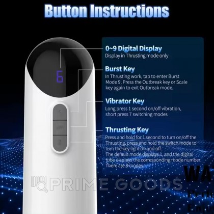 Автоматический мастурбатор Cosmic astronaut от sex shop primegoods фото 3