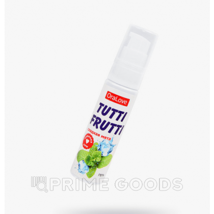 Гель TUTTI-FRUTTI, сладкая мята, 30 г от sex shop primegoods фото 2