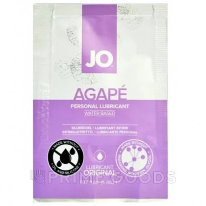 Лубрикант на водной основе JO Agape, 5 мл от sex shop primegoods