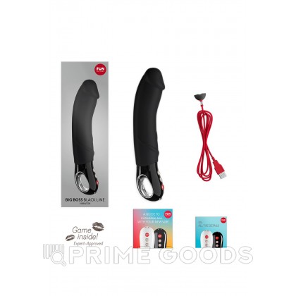 Вибратор XL Big Boss от Fun Factory (черный) от sex shop primegoods фото 4