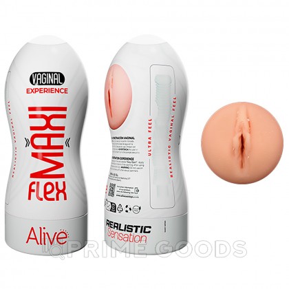 Мастурбатор Alive Maxi Flex Vaginal (L) 19х7,8 см от sex shop primegoods фото 6