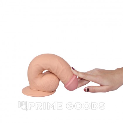 Реалистичный фаллоимитатор Lovetoy Ultra Soft Dude (20×4,5 см) от sex shop primegoods фото 2