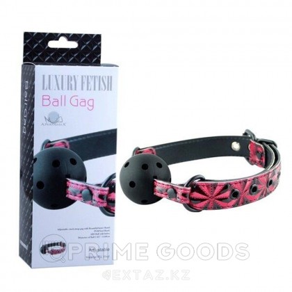 Кляп-шарик BALL GAG (красный) от sex shop primegoods фото 2