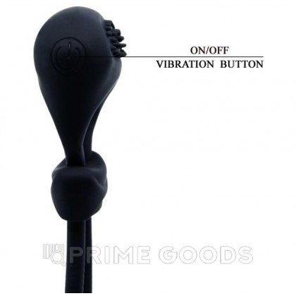 Эрекционное кольцо с фиксацией и вибрацией Curitis от sex shop primegoods фото 6