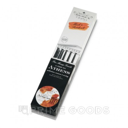 PETITS JOUJOUX Массажная свеча ATHENS мускус и пачули 33 гр. от sex shop primegoods фото 4
