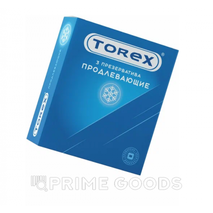 Презервативы продлевающие с анестетиком TOREX 3 шт от sex shop primegoods фото 4