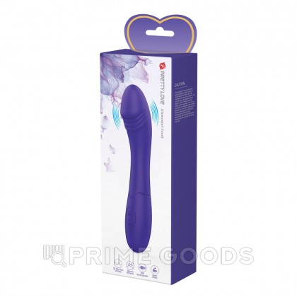 Вибратор Elemental-Youth, 19,3 см, синий от sex shop primegoods фото 6