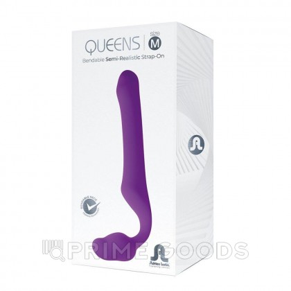 Безремневой страпон Queens от Adrien Lastic, M, фиолетовый от sex shop primegoods фото 6