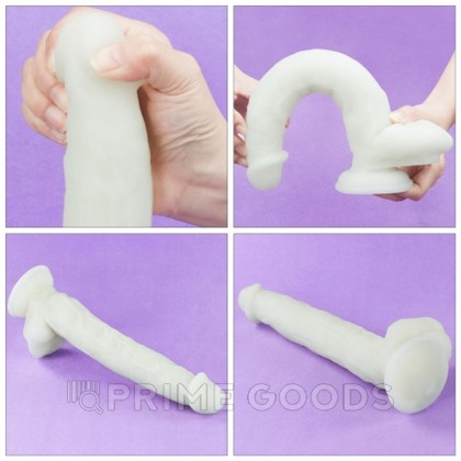 Фаллоимитатор Lumino Play светящийся в темноте (15*4 см) от sex shop primegoods фото 5