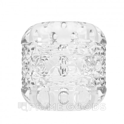 Мастурбатор с текстурированным каналом Crystle прозрачный от sex shop primegoods фото 3