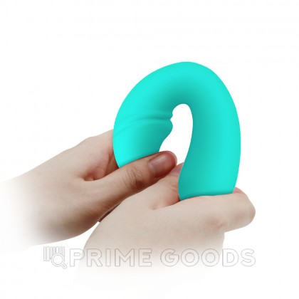 Вибратор Cetus Super Soft (15 см) бирюзовый от sex shop primegoods фото 3