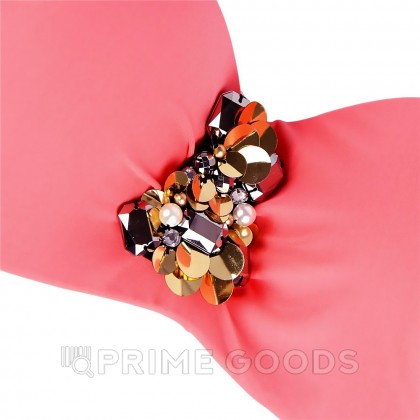 Купальник с завязками Rhinestone Pink (L) от sex shop primegoods фото 6