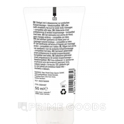 Массажный гель Lick It! с ароматом клубники, 50 мл от sex shop primegoods фото 2