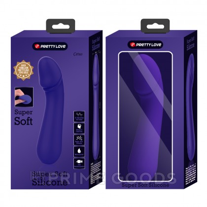 Вибратор Cetus Super Soft (15 см) фиолетовый от sex shop primegoods фото 11