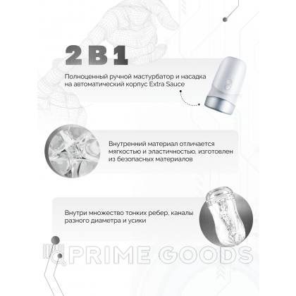 Мастурбатор Sauce White от sex shop primegoods фото 2