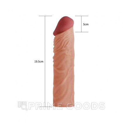 Насадка на пенис Pleasure X-TENDER (18,5*3,9) от sex shop primegoods фото 2