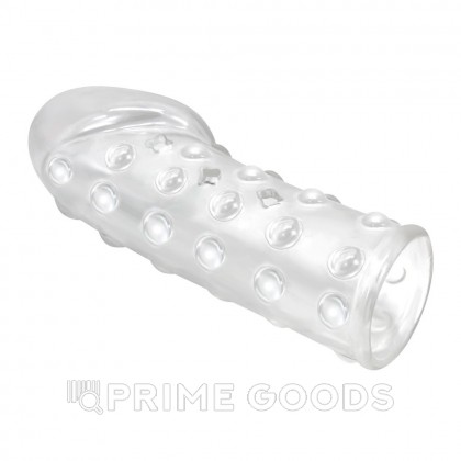 Насадка на пенис с рельефной поверхностью Pretty love, прозрачная от sex shop primegoods фото 3