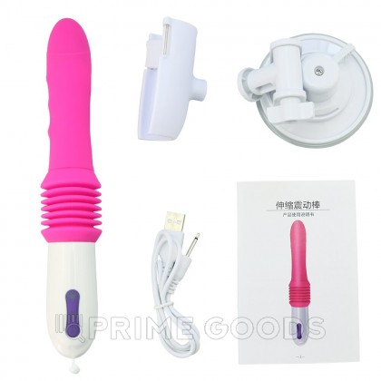 Вибратор-пульсатор с подставкой Telescope от sex shop primegoods фото 5