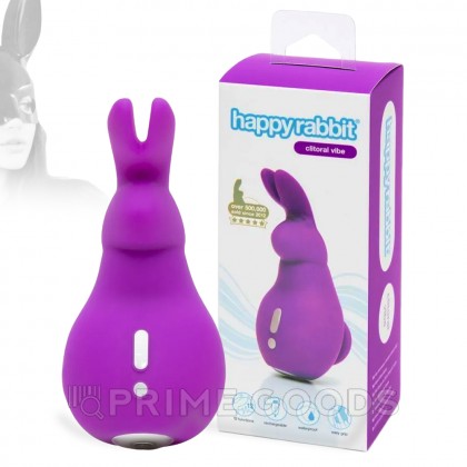 Клиторальный вибратор Happy Rabbit Mini Ears фиолетовый от sex shop primegoods