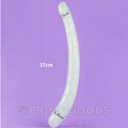 Двусторонний фаллоимитатор Lovetoy Lumino Play (37×3–3,8 см) от sex shop primegoods фото 9