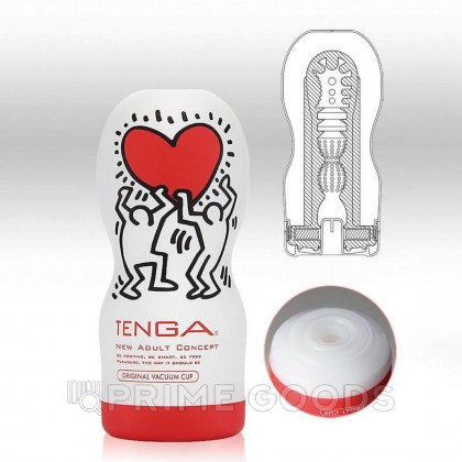 Мастурбатор Original Vacuum Cup TENGA & Keith Haring от sex shop primegoods фото 2