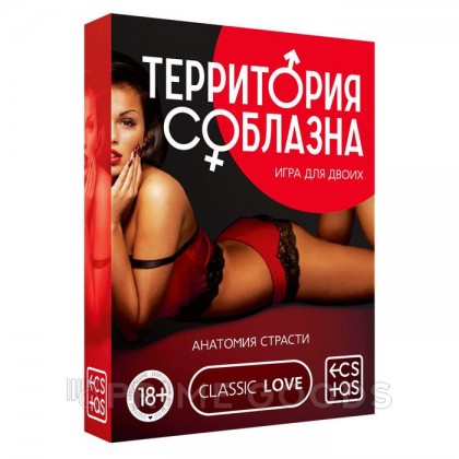 Игра для двоих «Территория соблазна. Анатомия страсти» 30 карт от sex shop primegoods