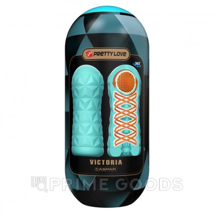 Компактный мастурбатор с внутренним стимулятором Victoria caspar от sex shop primegoods фото 7