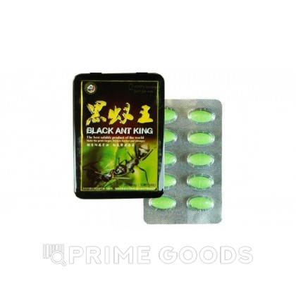 Мужской возбудитель Black Ant King (Король черных муравьев - 10 таб.) от sex shop primegoods фото 4