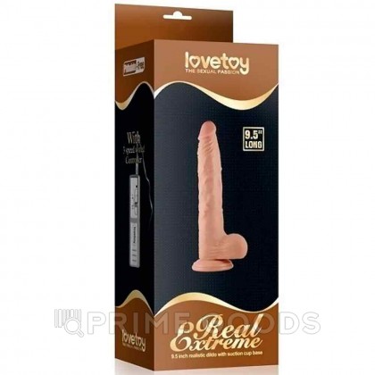 Вибратор реалистик на присоске - 24 см. от sex shop primegoods фото 2