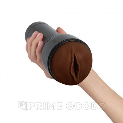 Мастурбатор Feel Stroker от KIIROO вульва (темно-коричневый) от sex shop primegoods фото 3