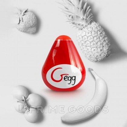 Gvibe Gegg Red - мастурбатор яйцо, 6.5х5 см (красный) от sex shop primegoods фото 7
