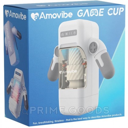 Инновационный робот-мастурбатор Game Cup (белый) от sex shop primegoods фото 2