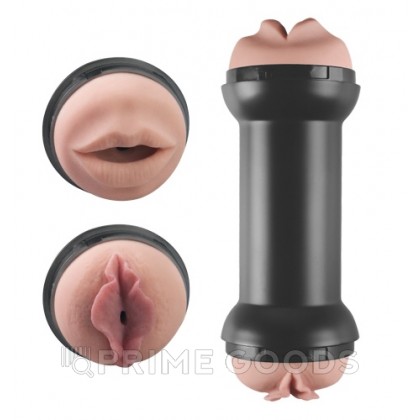 Двусторонний мастурбатор (Вагина + Ротик) от sex shop primegoods фото 2