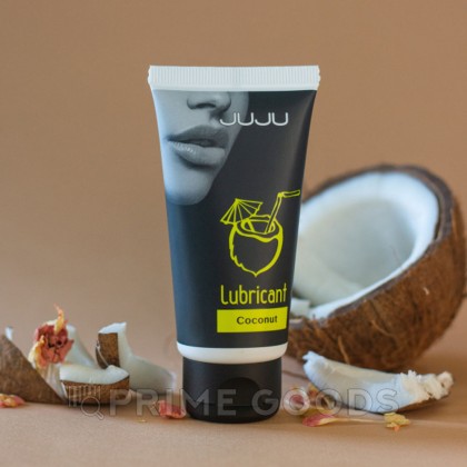 Съедобный лубрикант JUJU со вкусом кокоса  50 мл от sex shop primegoods фото 6