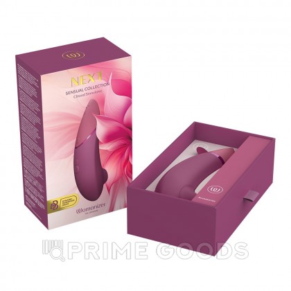 Бесконтактный клиторальный стимулятор Womanizer Next темно-розовый от sex shop primegoods фото 5